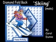 Diamond fold back Skiing (male)