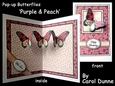 Pop-up Butterflies - Purple & pink
