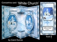 Concertina card White Church