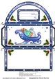 Money wallet blue sleigh