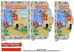 Cat at the Postoffice