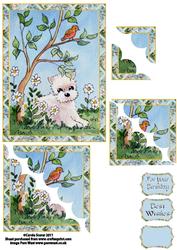 Westie with Robin