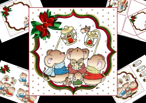 7x7 Christmas Cuties mini kit 6