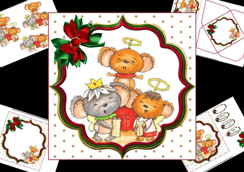 7x7 Christmas Cuties mini kit 7