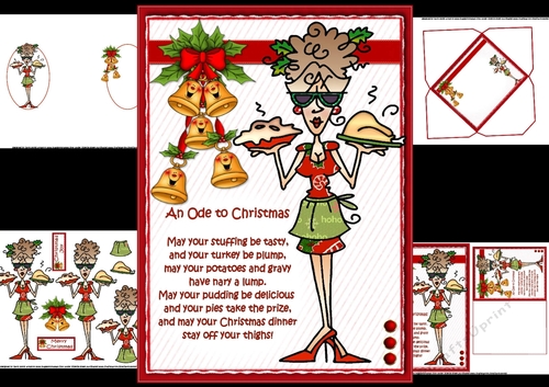 Rita has an ode for Christmas mini kit