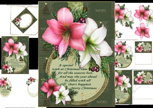 A special wish at Christmas choice of 2 verses mini kit