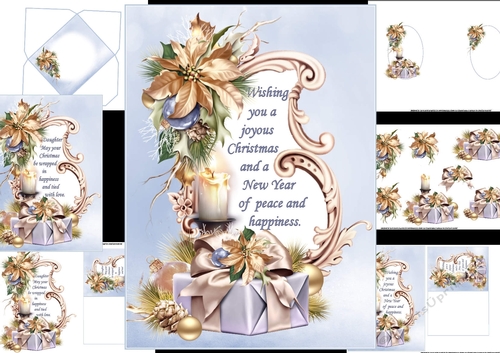 Joyous Christmas choice of 2 verses mini kit