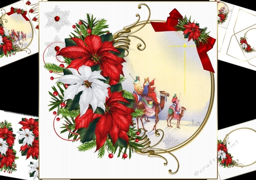 8x8 We three kings mini kit