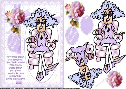 Stella wrinkles mean you laughed decoupage