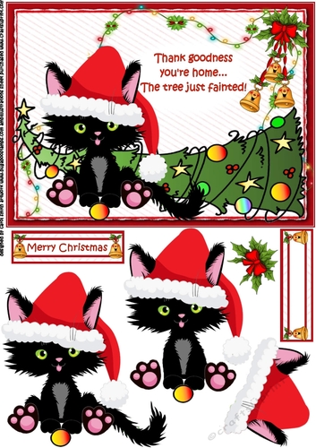 Pussy cat calamity Christmas