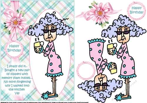 Stella has new insoles decoupage