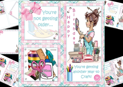 8x8 another year to craft mini kit