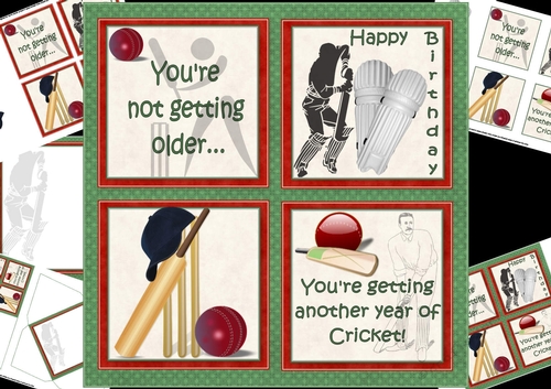 8x8 Another year of cricket mini kit