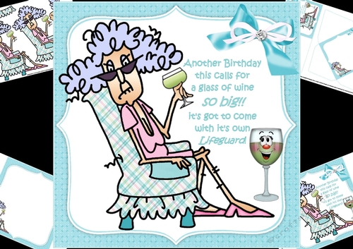 8x8 Stella needs a big glass of wine mini kit