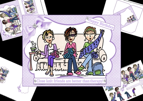 Friends are better than therapy mini kit