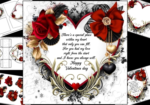 8x8 A special verse for my Valentine 1 mini kit