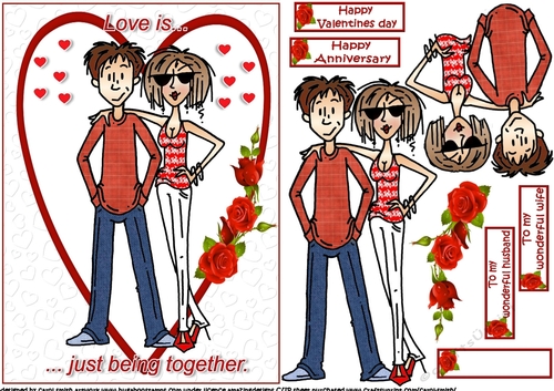 Love is Valentine or anniversary
