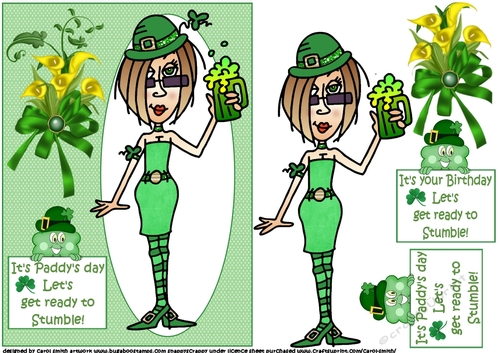J.J gets ready to stumble on St Patricks day