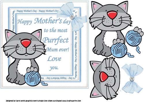 7x7 My purrfect mum