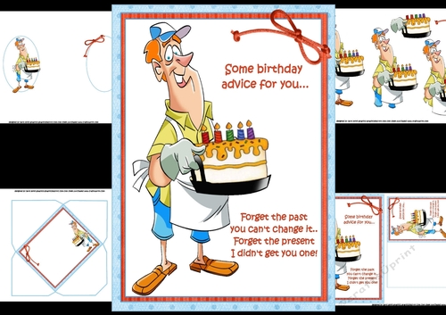 Joey has a birthday mini kit