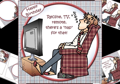 8x8 recline, TV, remote birthday/fathers day mini kit