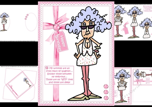 Stella and her laughter lines mini kit