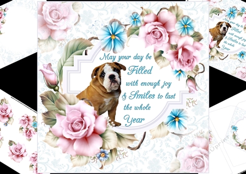 8x8 cool roses with special wishes mini kit 3