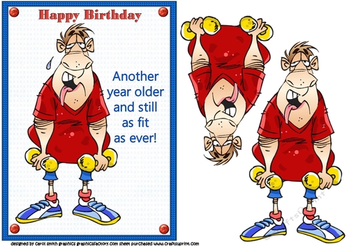 Birthday Guy fit as ever