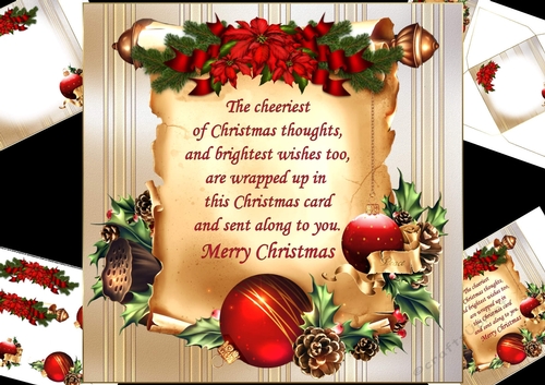 8x8 the Christmas scroll with verse