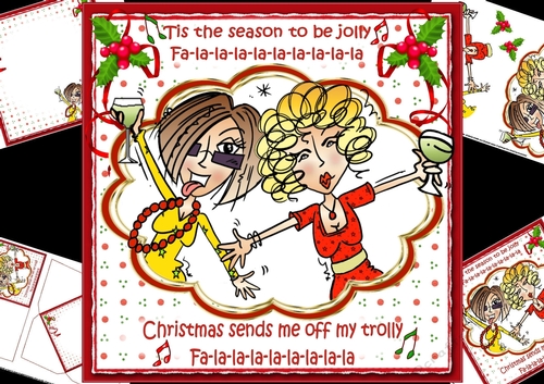 8x8 J.J and Scarlett Christmas cheer mini kit