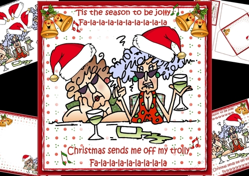 8x8 Stella and Margaret Christmas cheer mini kit