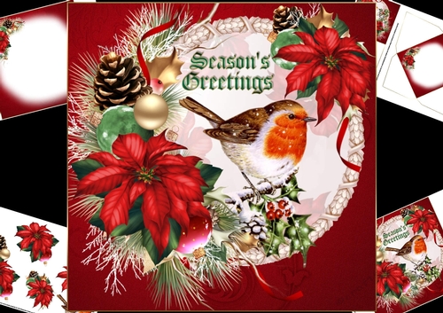 8x8 Seasons greetings mini kit