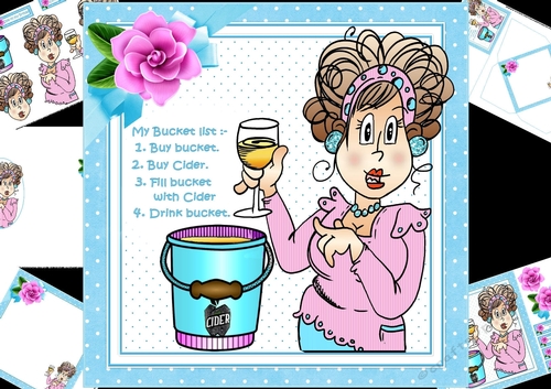 8x8 Sue loves cider mini kit