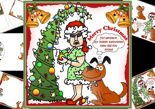 8x8 Doggy perfect Christmas mini kit