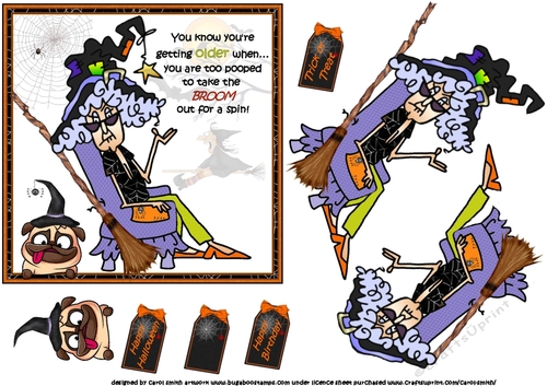 6x6 Stella Halloween birthday