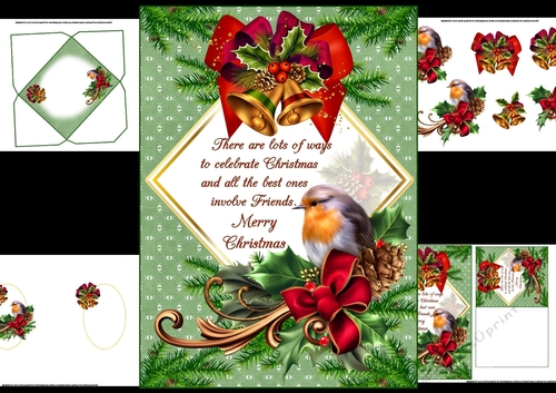 Christmas wishes my friend mini kit