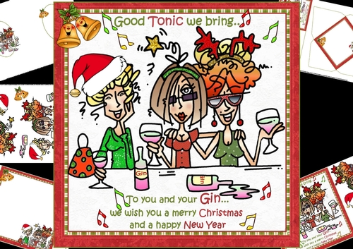 8x8 JJ and friends bring good tonic for Christmas mini kit