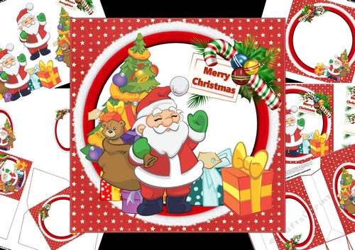 7x7 Santas Christmas visit mini kit