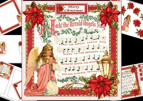 8x8 Hark the herald angels sing mini kit