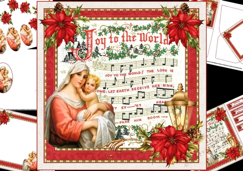 8x8 Joy to the world mini kit