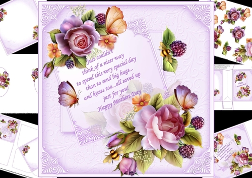 8x8 Mothers day roses mini kit