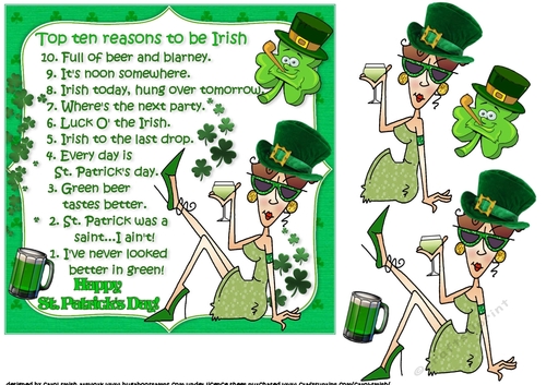 7x7 Top ten reasons to be Irish
