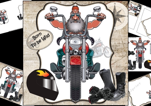 8x8 Born to be wild mini kit
