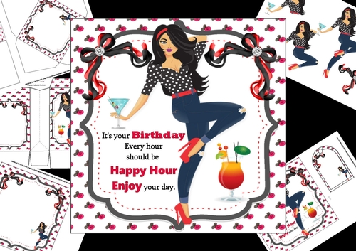 7x7 Happy hour birthday mini kit
