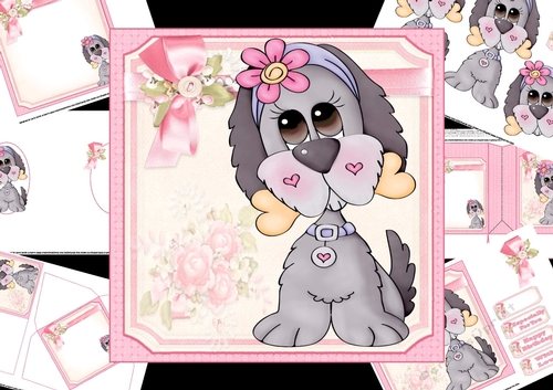 7x7 Poppy has a bone mini kit