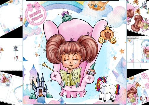 8x8 I believe in fairy tales mini kit