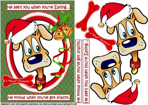 I woof Christmas