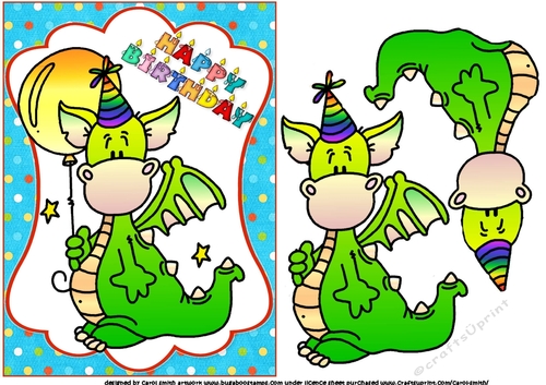 Clyde the dragon birthday wishes