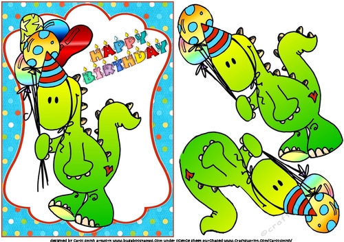 Dino the dinosaur birthday wishes 