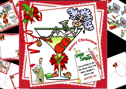 8x8 Stella writes to Santa mini kit